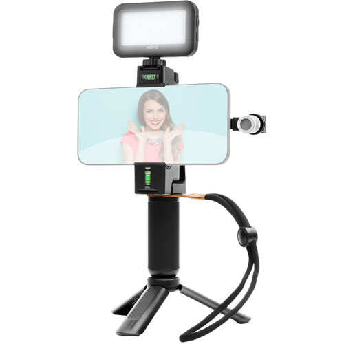 Movo Photo iVlog Starter Kit Vlogging Bundle for Android & Other Phones