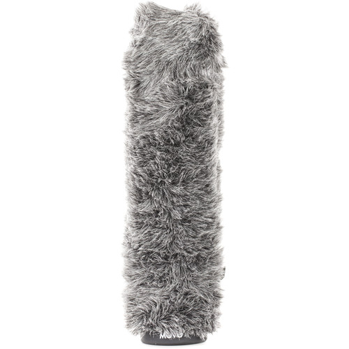 Movo Photo WS-G200 Furry Rigid Windscreen for Microphones up to 7.8" Long and 18 to 23mm in Diameter (Dark Gray)