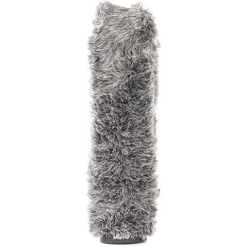 Movo Photo WS-G220 Furry Rigid Windscreen for Microphones up to 8.6" Long and 18 to 23mm in Diameter (Dark Gray)