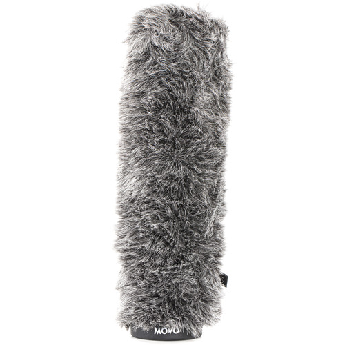 Movo Photo WS-G270 Furry Rigid Windscreen for Microphones up to 10.6" Long and 18 to 23mm in Diameter (Dark Gray)