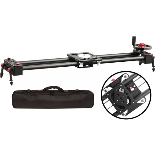 Movo Photo Expandable Carbon Fiber Slider with Belt Drive System (23")