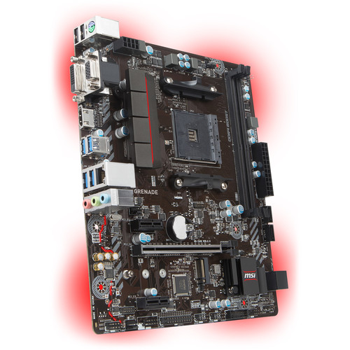 MSI A320M Grenade AM4 Micro-ATX Motherboard A320M GRENADE B&H