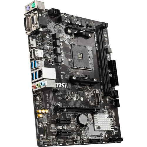 MSI B450M PRO-M2 MAX AM4 Micro-ATX Motherboard B450M PRO-M2 MAX