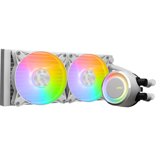 MSI MAG CORELIQUID E240 AIO Liquid CPU Cooler (White)