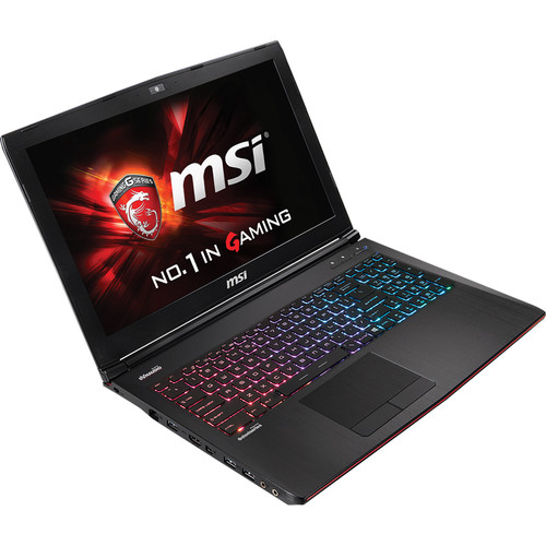 MSI GE62 Apache-002 15.6" Laptop Computer (Black & Red)