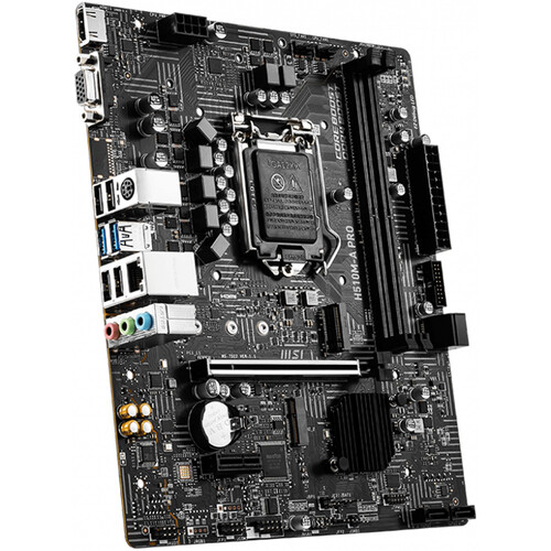 MSI H510Mマザーボード+i3 10100F MSI H510M-A PRO LGA 1200 Micro-ATX Motherboard H510MAPRO B&H