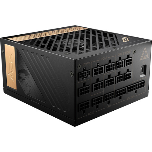 MSI 1000W MEG Ai1000P PCIE5 ATX 3.1 Power Supply