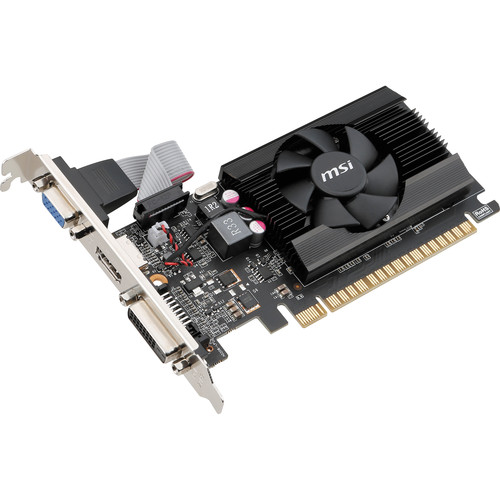 MSI GeForce GT 720 Graphics Card N720-2GD3LP B&H Photo Video