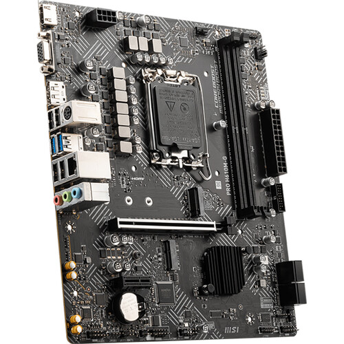 MSI PRO H610M-G LGA 1700 M-ATX Motherboard PRO H610M-G B&H Photo