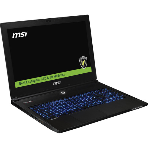 MSI WS60 2OJ 4K-061US 15.6" 4K Mobile Workstation (Aluminum Black)
