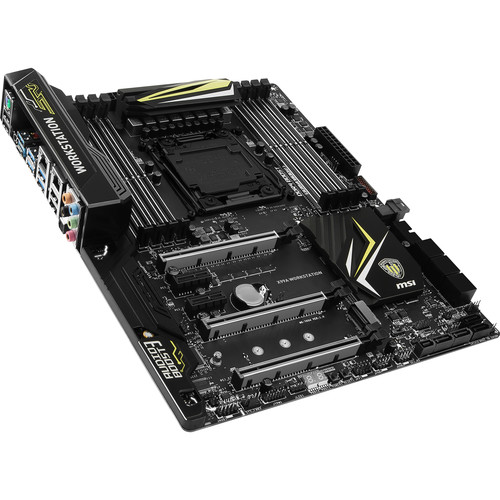 MSI X99A Workstation LGA 2011-3 ATX Motherboard