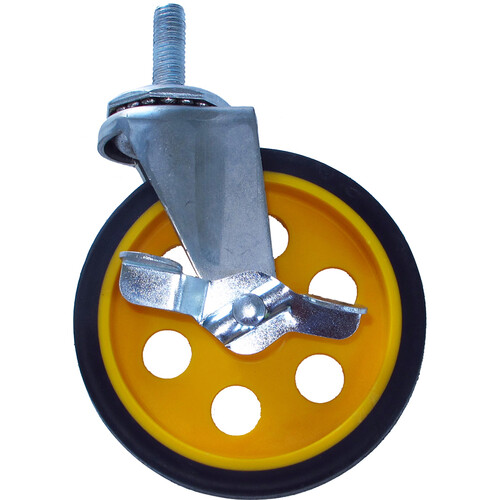 MultiCart Caster with Brake for R8 and R10 Carts (5 x 1.25", 2-Pack)