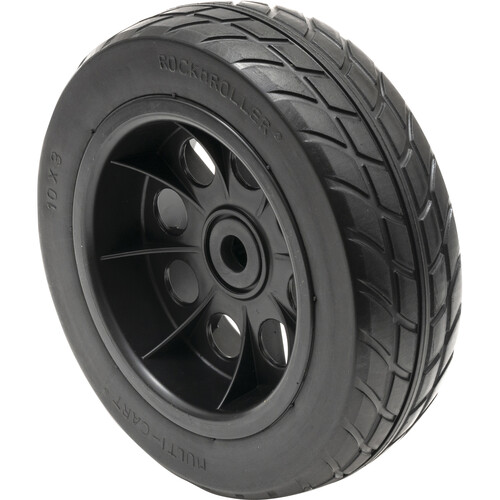 RockNRoller Multi-Cart Stealth R-Trac Rear Wheel with Offset Hub for R10/R11G/R12/R18 (10 x 3", 2 Pack)