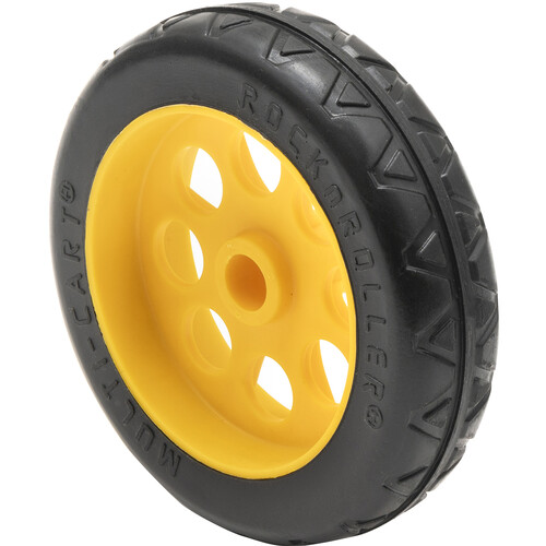 RockNRoller Multi-Cart R-Trac Rear Wheel with Offset Hub for RMH1 & R2 Carts (6 x 1.5", 2-Pack)