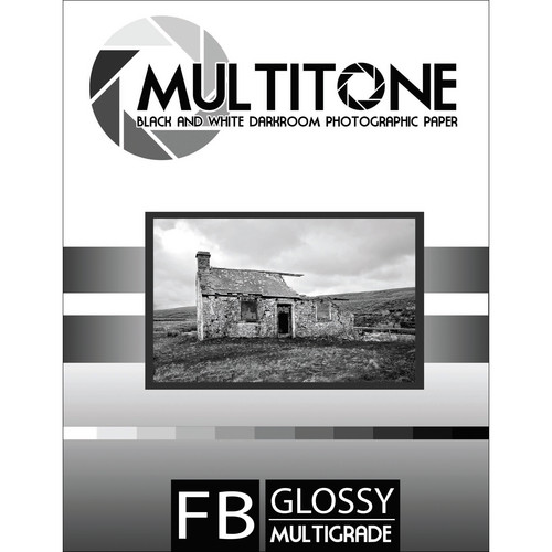 MultiTone Glossy MultiFiber Variable Contrast Paper (8.0 x 10.0" 25-Pack)