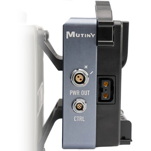 MUTINY Power + IO for FREEFLY Ember with SSD Expander (V-Mount, Gray)