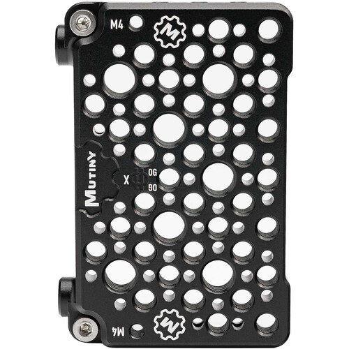 MUTINY Lil Shawty Cheese Plate for RED KOMODO 6K (Black, AC Side)