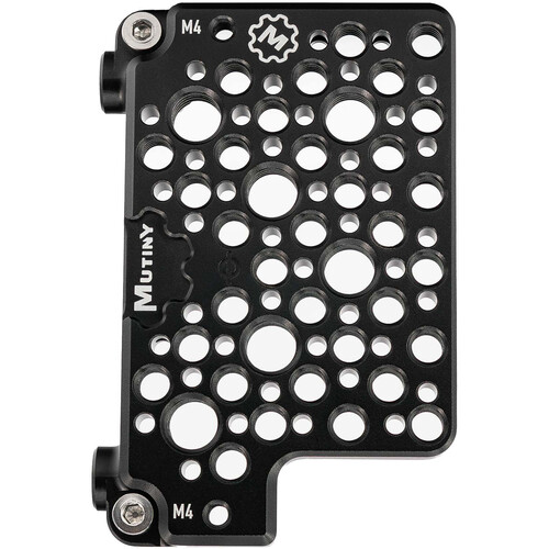 MUTINY Lil Shawty Cheese Plate for RED KOMODO 6K (Black, Operator Side)