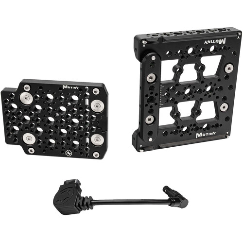 MUTINY NATO Top Plate for Blackmagic Design PYXIS 6K with SNAP Side Cheese Plate and PD Power Pro Cable