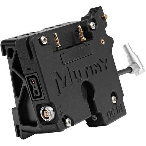 MUTINY THE WEDGE Battery Mount for RED KOMODO (Gold Mount, Black)