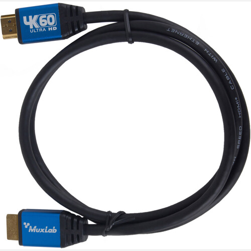 MuxLab Premium High-Speed HDMI Cables with Ethernet (6.6', 2-Pack)