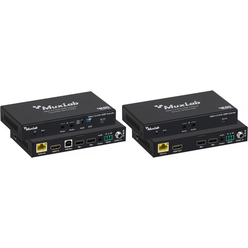 MuxLab HDMI 2.0 KVM HDBT Extender Kit 500449 B&H Photo Video