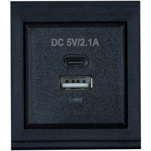 MuxLab Dual USB-A & USB-C Charger Module (5 VDC, 2.1A)