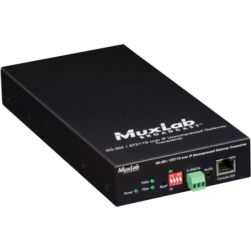 MuxLab 3G-SDI/ST2110 over IP UTP Gateway 500767-2110-UTP B&H