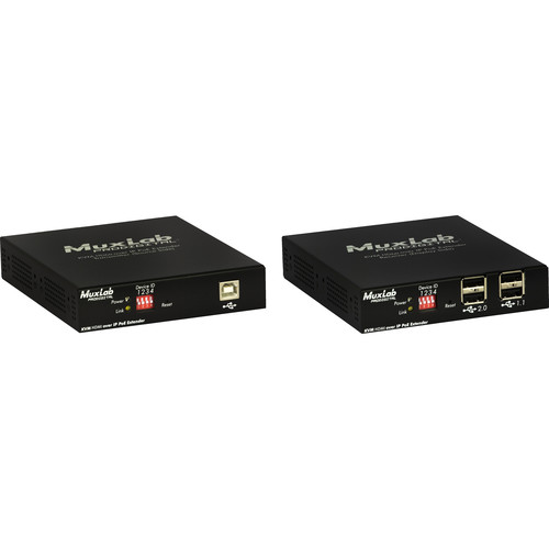 MuxLab KVM and 1080p60 HDMI over IP PoE Transmitter (330')