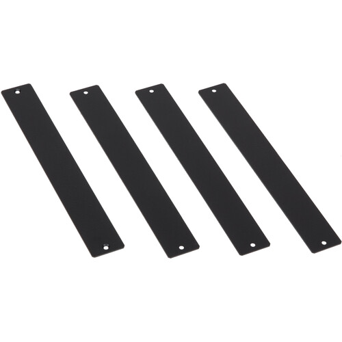 MuxLab Blank Filler Plates for 500923 Transceiver Chassis (Set of 4)