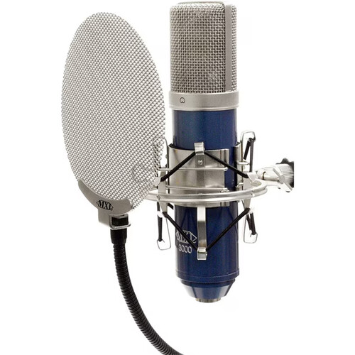 MXL 3000 Kit Cardioid Large-Diaphragm Condenser Microphone Bundle