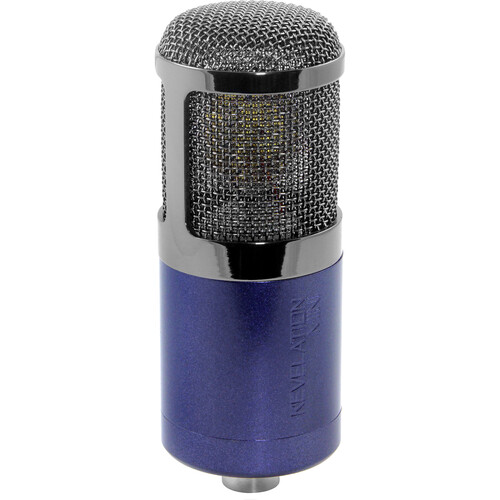 MXL Revelation Mini FET Large-Diaphragm Cardioid Condenser Microphone (Blue/Chrome)