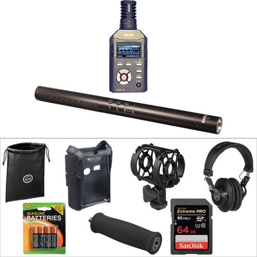 Nagra SD Handheld Digital Audio Recorder & Rode NTG4+ Shotgun Mic Kit