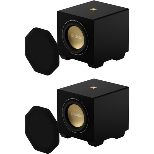 Nakamichi Wireless 12" Subwoofer Expansion for DRAGON Soundbar Systems (Pair)