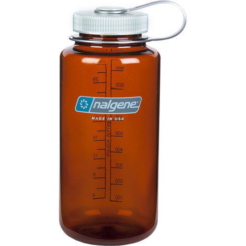 Nalgene Wide Mouth Bottle (32 fl oz, Outdoor Red with White Cap)