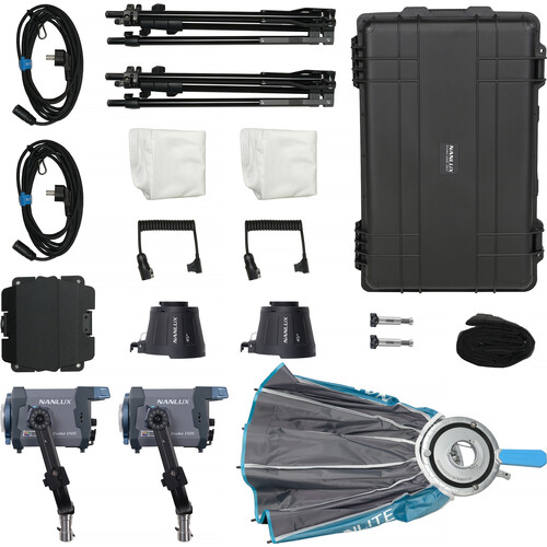 Nanlux Evoke 150C RGB LED Spotlight (2-Light Kit)