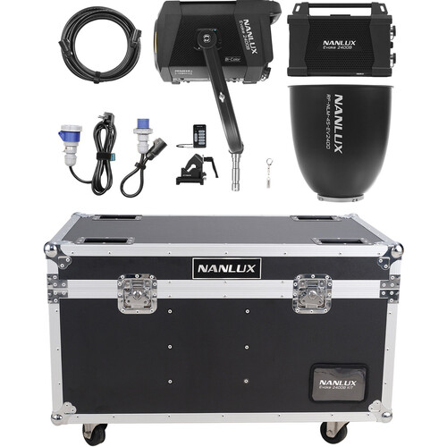 Nanlux Evoke 2400B Bi-Color LED Monolight Kit with 45° Reflector and Full System Flight Case