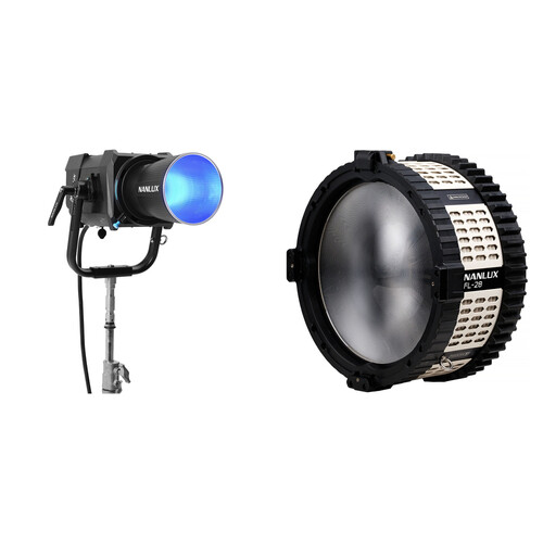 Nanlux Evoke 900C RGB LED Spotlight (Fresnel Lens Travel Kit)