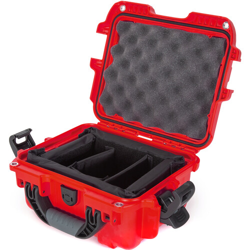 Nanuk 905 Hard Case with Padded Divider Insert (Red)