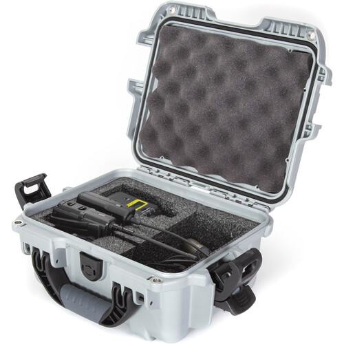 Nanuk 905 Hard Case with Foam Insert for Wireless Mic System (Silver, 6.3L)