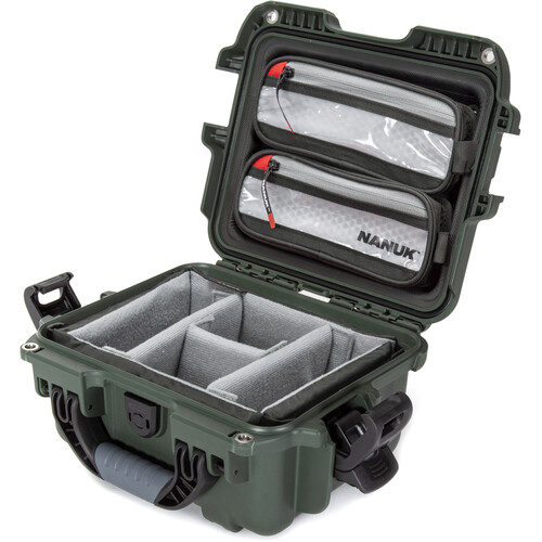 Nanuk 905 Pro Photo Kit (Olive, 6.3L)