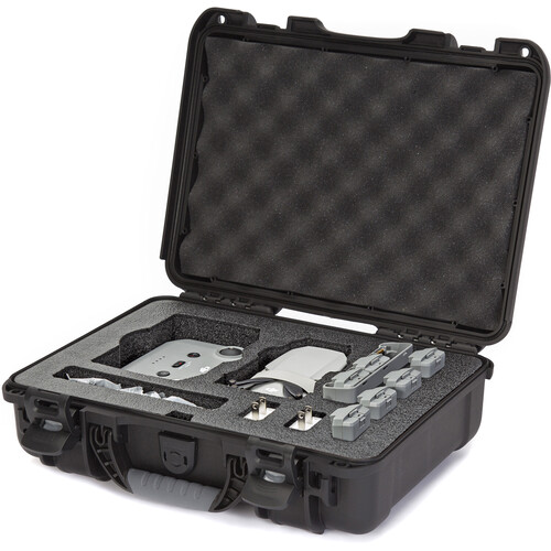 Nanuk 910 Case with Custom Foam for DJI Mini 2 Fly More Combo (Black)