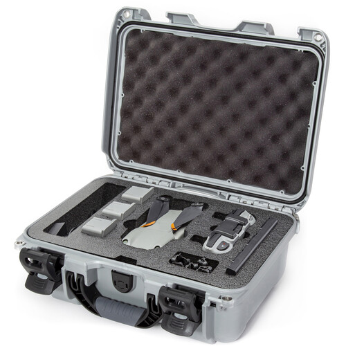 Nanuk 915 Waterproof Hard Case with Insert for DJI Air 2S Fly More Combo (Silver)