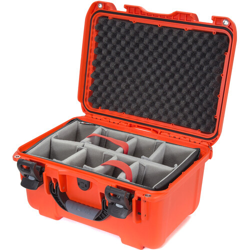 Nanuk 918 Hard Case with Padded Dividers (Orange, 21L)