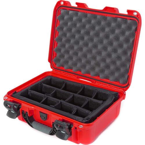 Nanuk 920 Hard Case with Padded Divider Insert (Red, 16L)