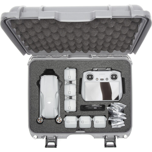 Nanuk 920 Hard-Shell Case for DJI Air 3 Pro Fly More Combo (Silver)