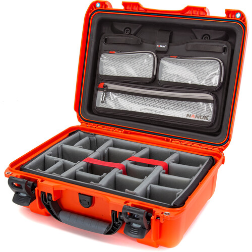 Nanuk 925 Hard Case with Pro Photo Kit (Orange, 21L)