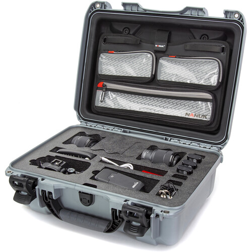 Nanuk 925 Hard Case for DSLR Kit (Silver, 21L)
