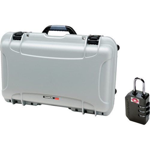 Nanuk Protective 935 Case with Padlock (Silver)