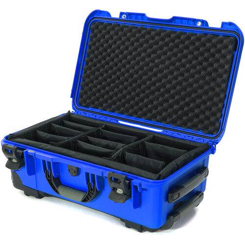 Nanuk 935 Wheeled Hard Case with Padded Dividers (Blue, 28.5L)
